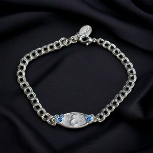 Disney initial letter E chain bracelet